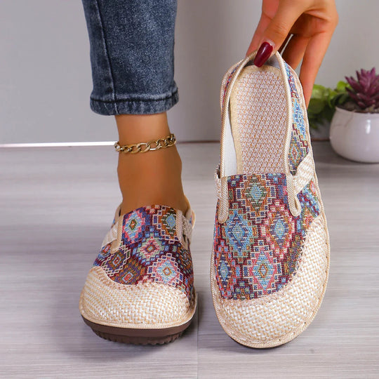 Dames Slip-On Schoenen Ademend Geheugenfoam Flexibele Zool 5