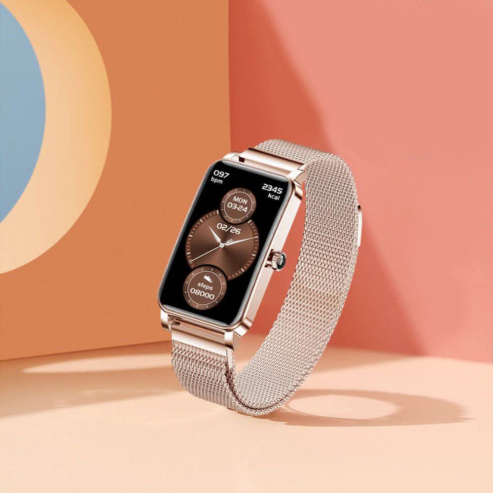 Dames Smartwatch Fitness Tracking met Meldingen en Personaliseerbare Wijzerplaten 1
