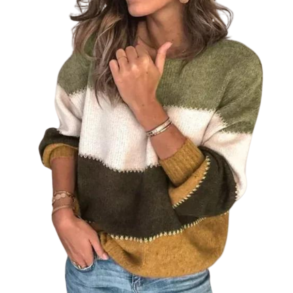 Dames Sweater Stribede Casual Stijl 0
