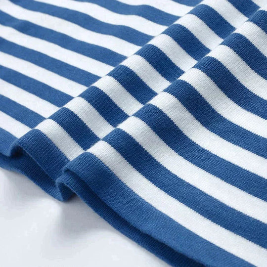 Dames T-shirt Met Strepen Lange Mouwen Voor Herfststijl 5