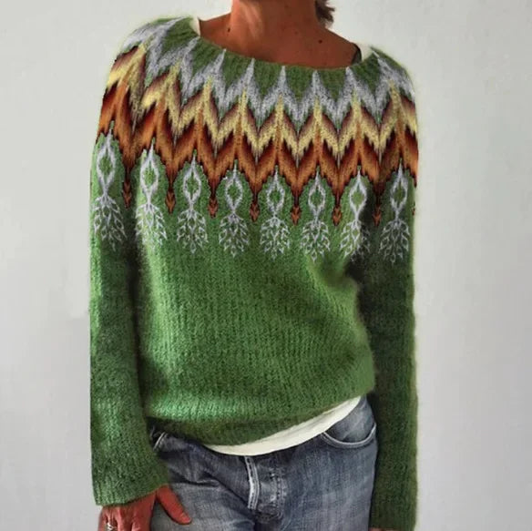 Dames Trui met Stijlvolle Herfstdetails 4