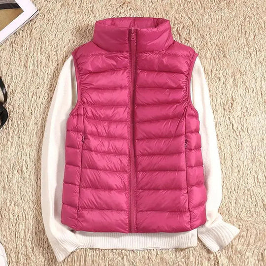 Dames Vest Mouwloos Lichtgewicht Puffer voor Casual en Actieve Gelegenheden 10