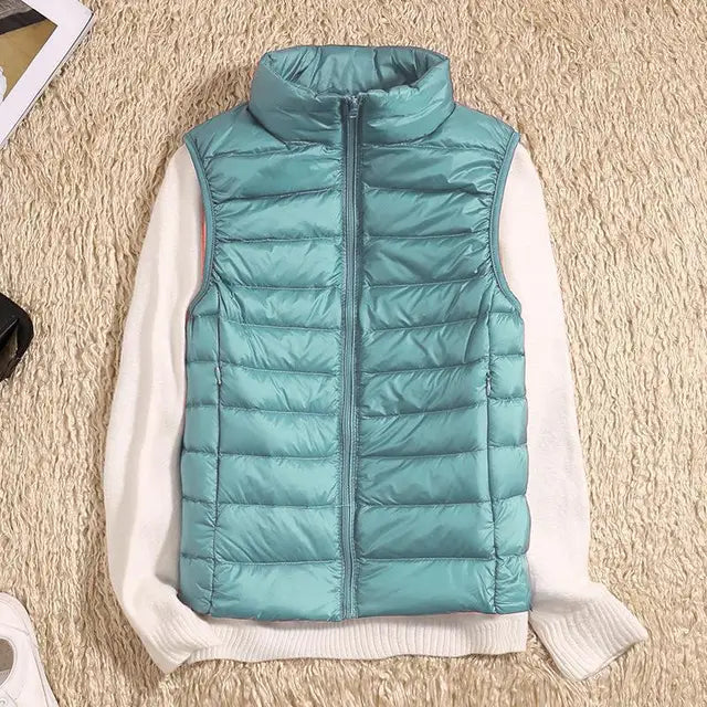 Dames Vest Mouwloos Lichtgewicht Puffer voor Casual en Actieve Gelegenheden 3