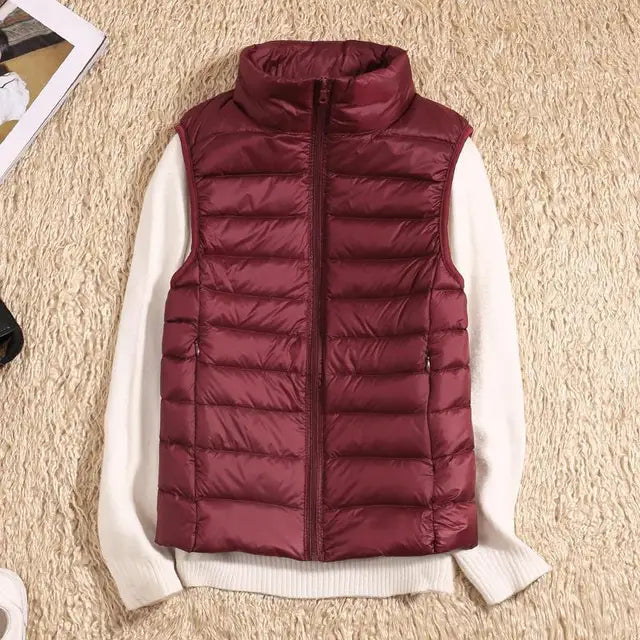 Dames Vest Mouwloos Lichtgewicht Puffer voor Casual en Actieve Gelegenheden 9