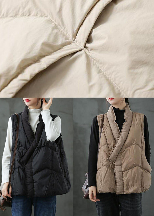 Dames Winter Puffer Vest Zwart 4