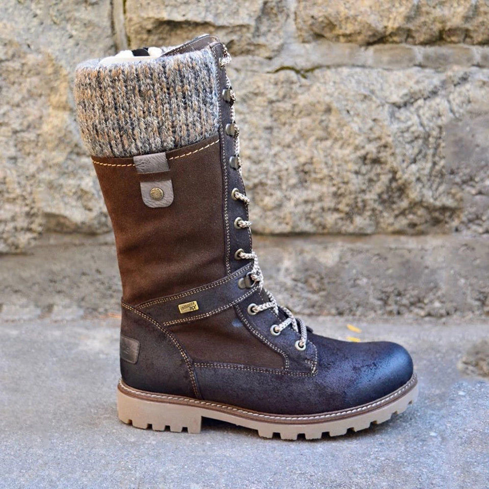 Dames Winterlaarzen Hoge Stijlvolle Look 2