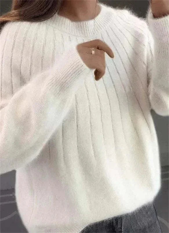 Dames Wintertrui Gebreid - Modern Design, Veelzijdige Stijl 4