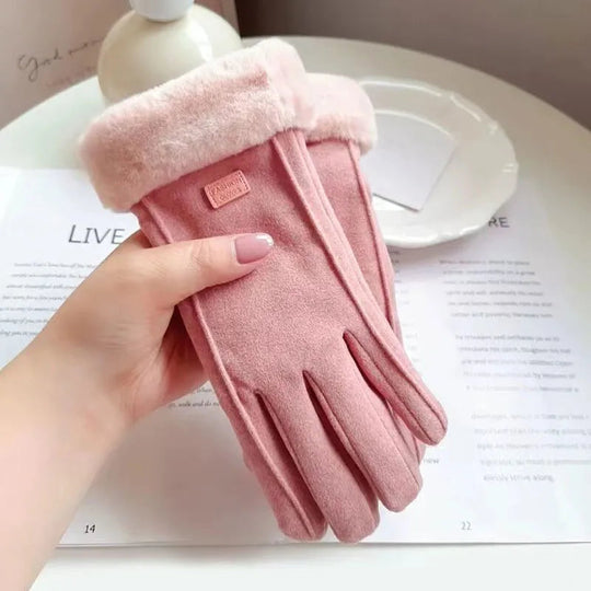 Dameshandschoenen Suède Warm en Trendy 6
