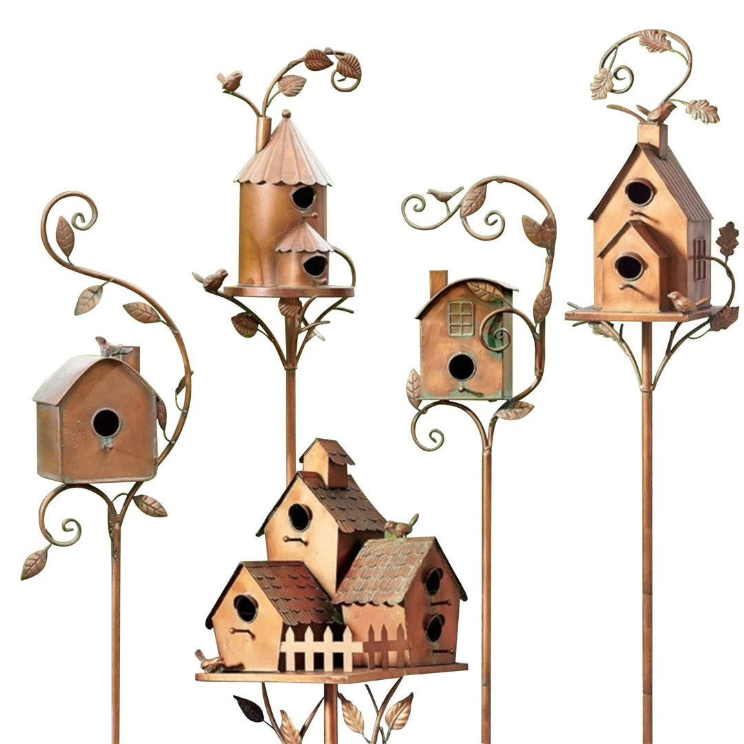 Decoratief Vogelhuisje voor Tuin met Steek 2