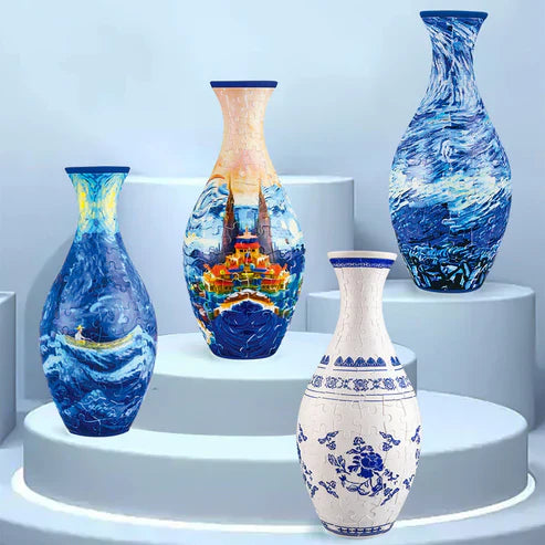 Decoratieve 3D Puzzelvaas voor Bloemen 4