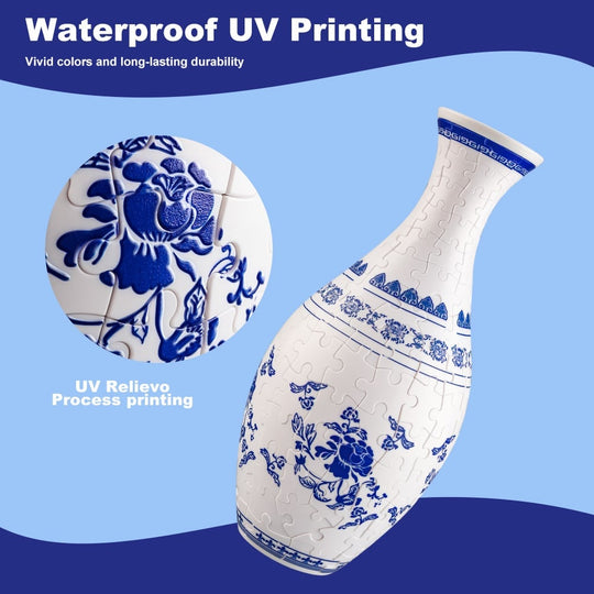 Decoratieve 3D Puzzelvaas voor Bloemen 7