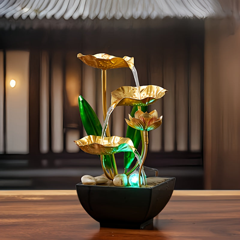 Decoratieve Binnenfontein Lotus Serein voor Rustgevende Sfeer 1