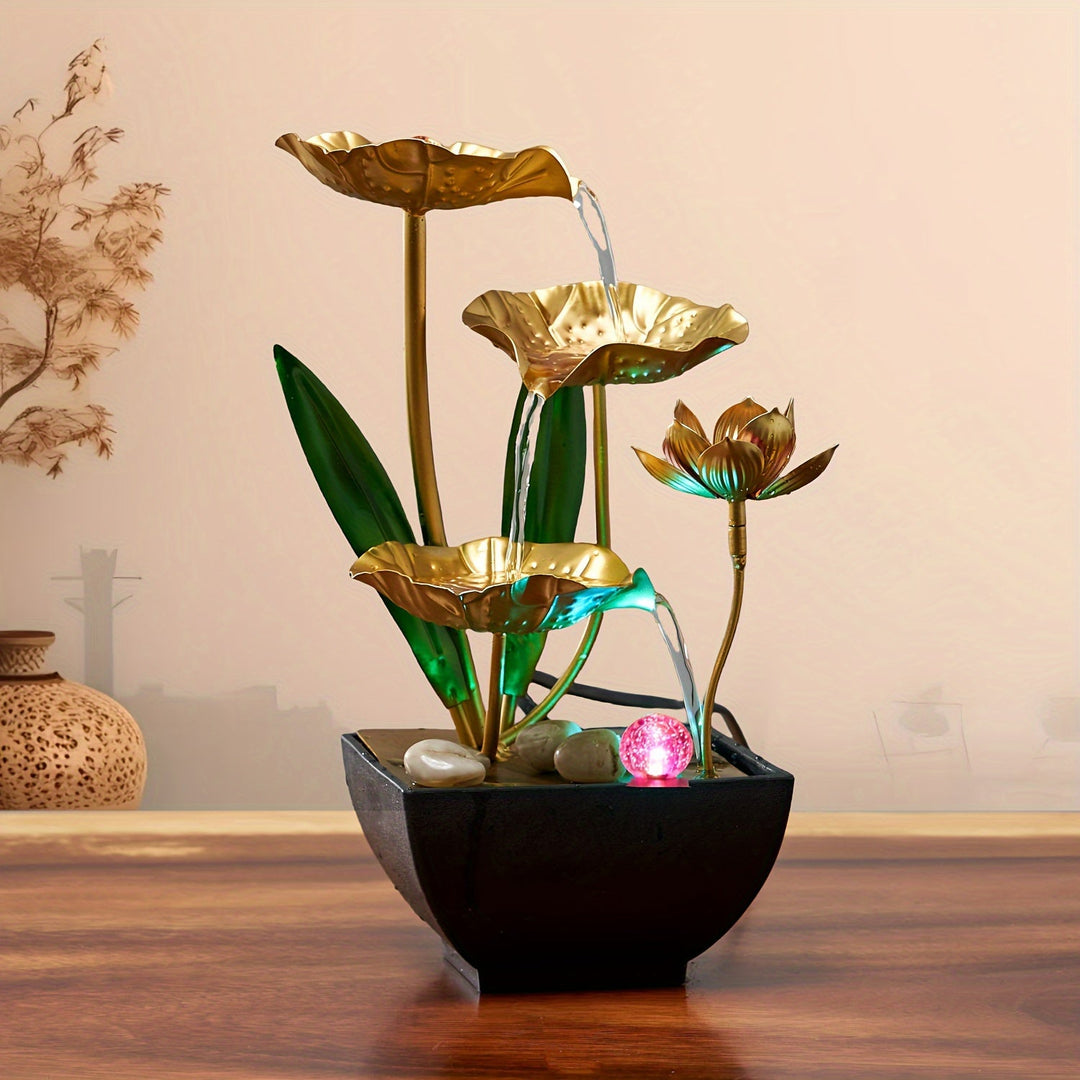 Decoratieve Binnenfontein Lotus Serein voor Rustgevende Sfeer 3
