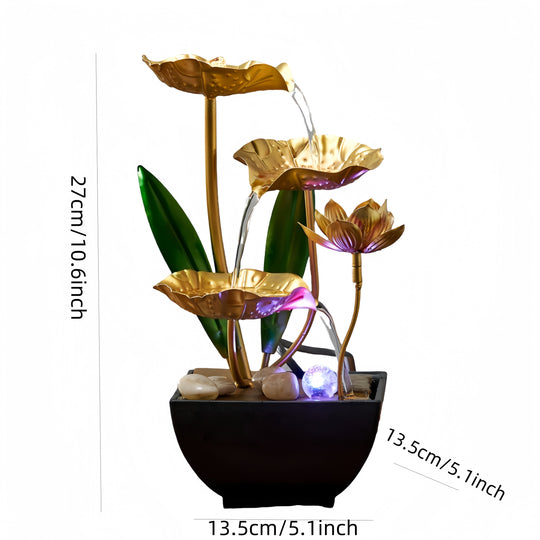 Decoratieve Binnenfontein Lotus Serein voor Rustgevende Sfeer 5
