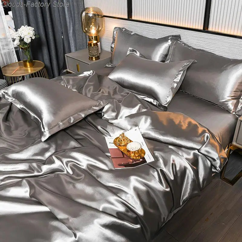 Dekbedovertrek Satijnen Luxe Stijl 0