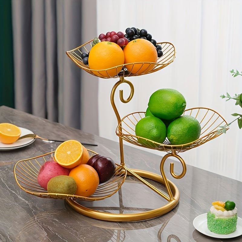 Dienbladstandaard met 3 Niveaus voor Snacks en Desserts 4