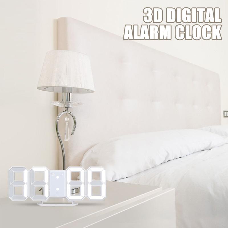 Digitale Klok Alarm LED Display Minimalistisch Design 4
