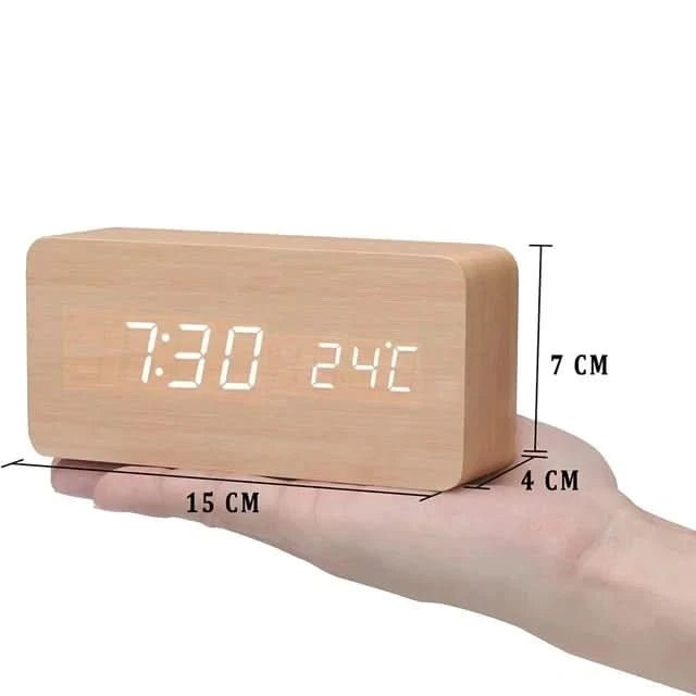 Digitale Wekker met LED-display en Retro Design 9