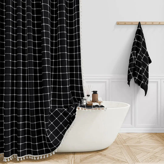 Douchegordijn Boho Stijl met Kwastjes 2