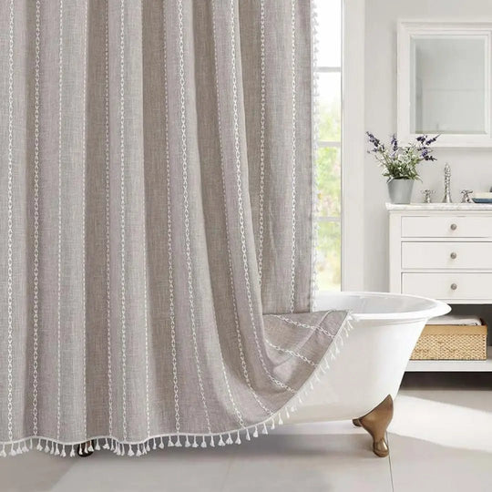 Douchegordijn Boho Stijl met Kwastjes 7