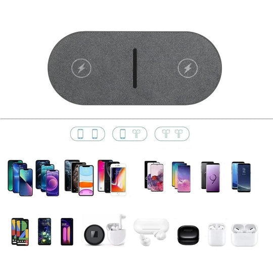 Draadloos Laadstation 40W voor Smartphones en AirPods 6