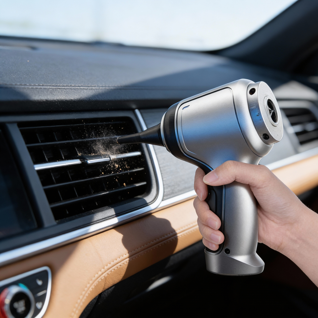 Draadloze Auto Stofzuiger Ergonomisch Met Krachtige Zuigkracht 1