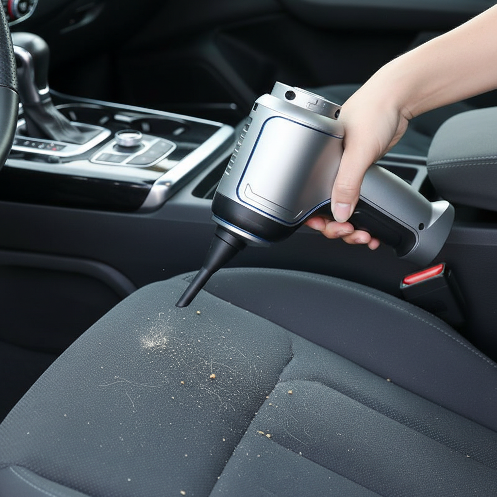 Draadloze Auto Stofzuiger Ergonomisch Met Krachtige Zuigkracht 5