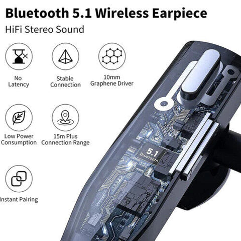 Draadloze Bluetooth 5.1 Headset met Dubbele Microfoon 2