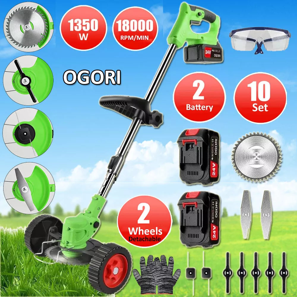 Draadloze Grastrimmer voor Tuinonderhoud 1