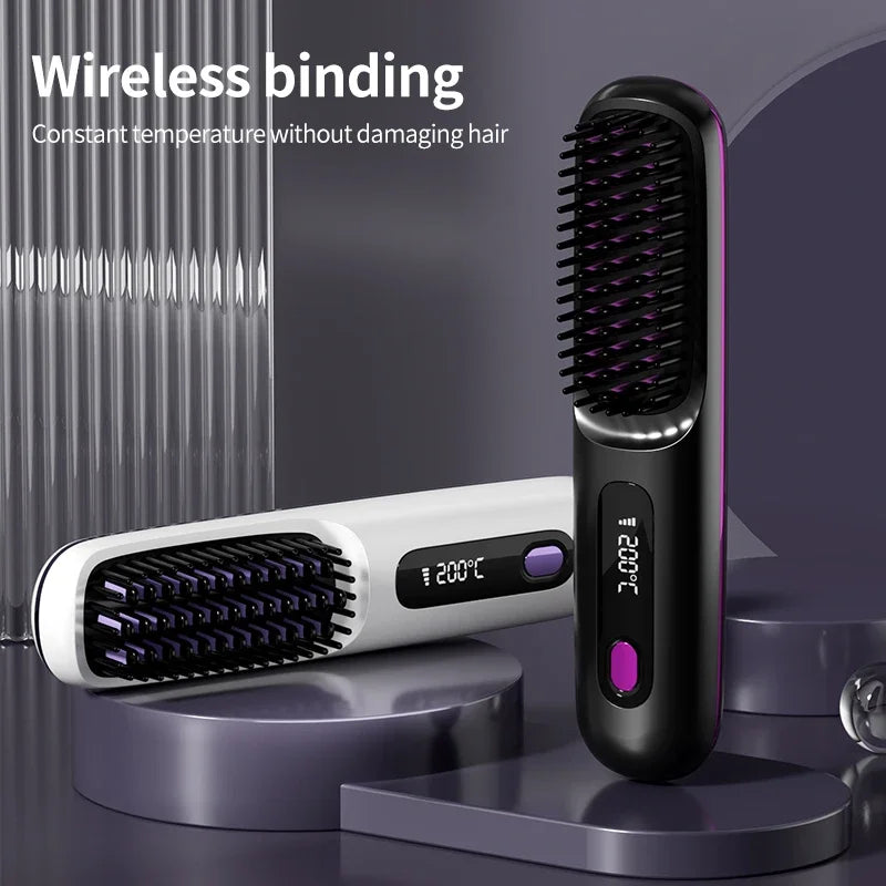 Draadloze Haarstyler met LCD-display 1