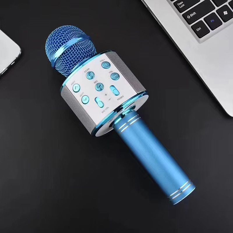 Draadloze Karaokemicrofoon Voor Dames en Heren Met Ingebouwde Luidsprekers 3