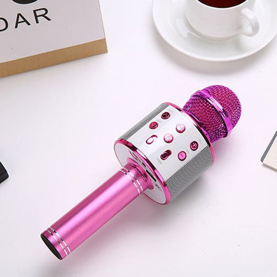 Draadloze Karaokemicrofoon Voor Dames en Heren Met Ingebouwde Luidsprekers 6
