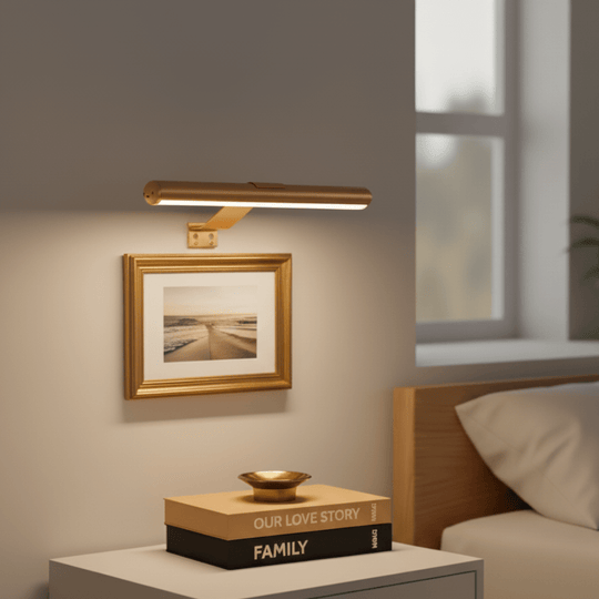 Draadloze LED Wandlamp Draaibaar voor Kunstverlichting 0
