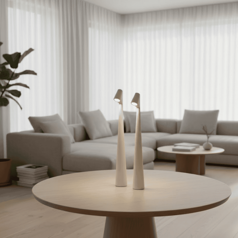 Draadloze Oplaadbare Tafellamp Modern Design voor Binnen en Buiten 1