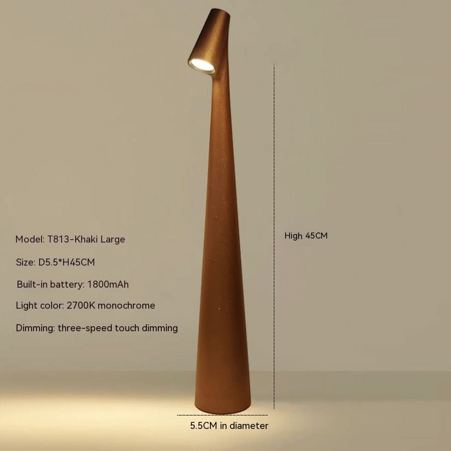 Draadloze Oplaadbare Tafellamp Modern Design voor Binnen en Buiten 11