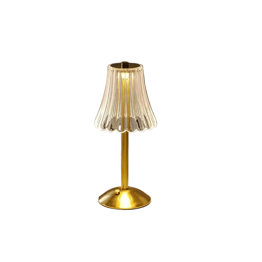Draadloze Tafellamp met Kristaldecor en Dimbare Verlichting voor Slaapkamer en Woonkamer