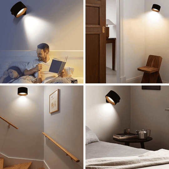 Draadloze Wandlamp 360° Verstelbaar voor Binnen en Buiten Gebruik 8