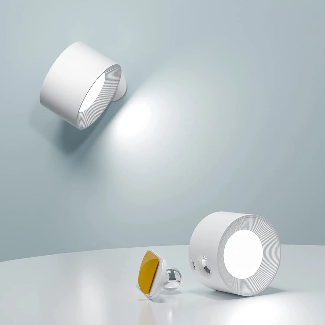 Draadloze Wandlamp Dimbaar met 360° Rotatiefunctie 0