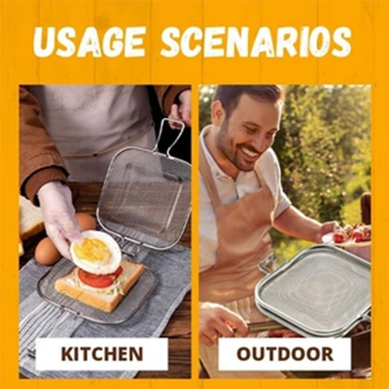 Draagbaar Sandwich Roosterrek voor Keuken 3