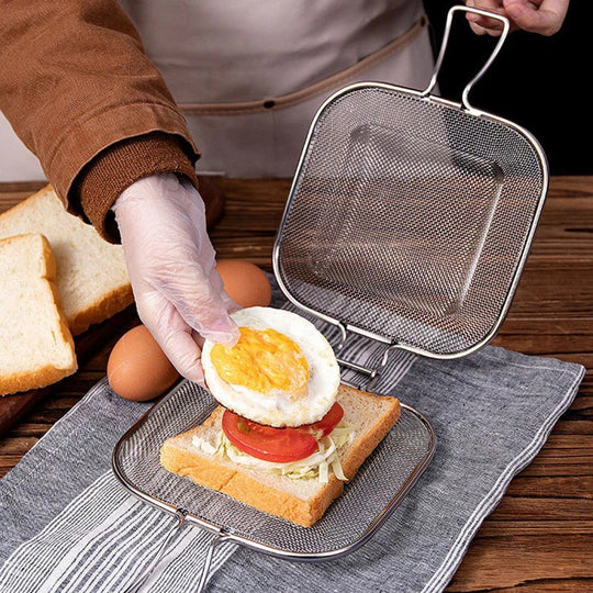 Draagbaar Sandwich Roosterrek voor Keuken 5