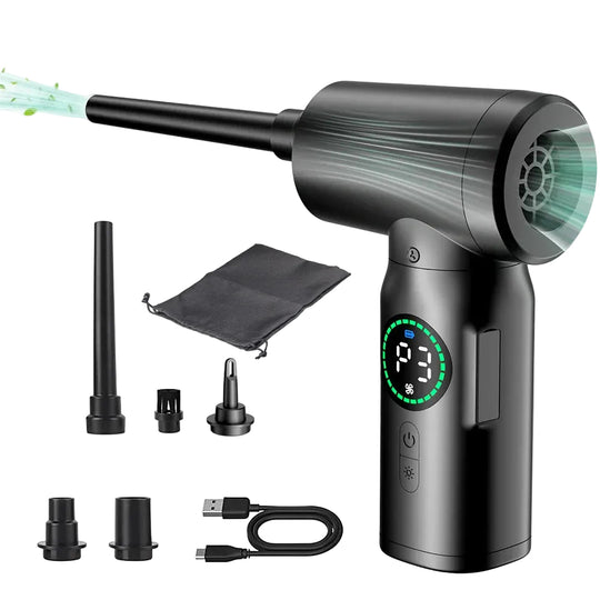 Draagbare 2-in-1 Luchtzuiger en Blazer met LED-verlichting 0