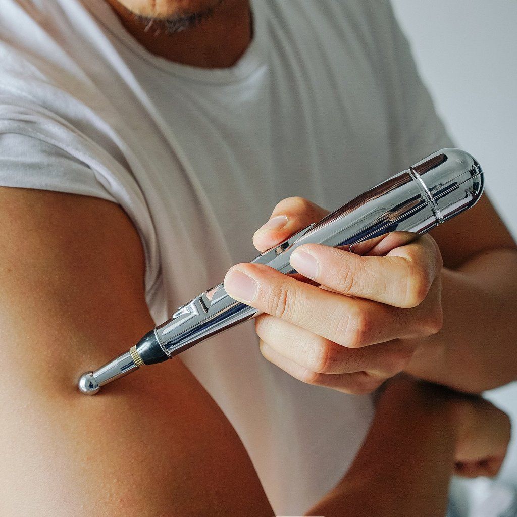 Draagbare Acupunctuur Massage Pen voor Thuisgebruik 3
