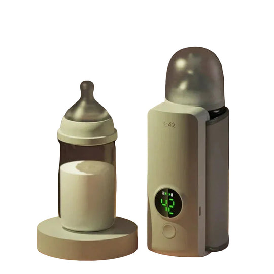 Draagbare Babyflessenwarmer met Temperatuurregeling en Digitaal Display 1