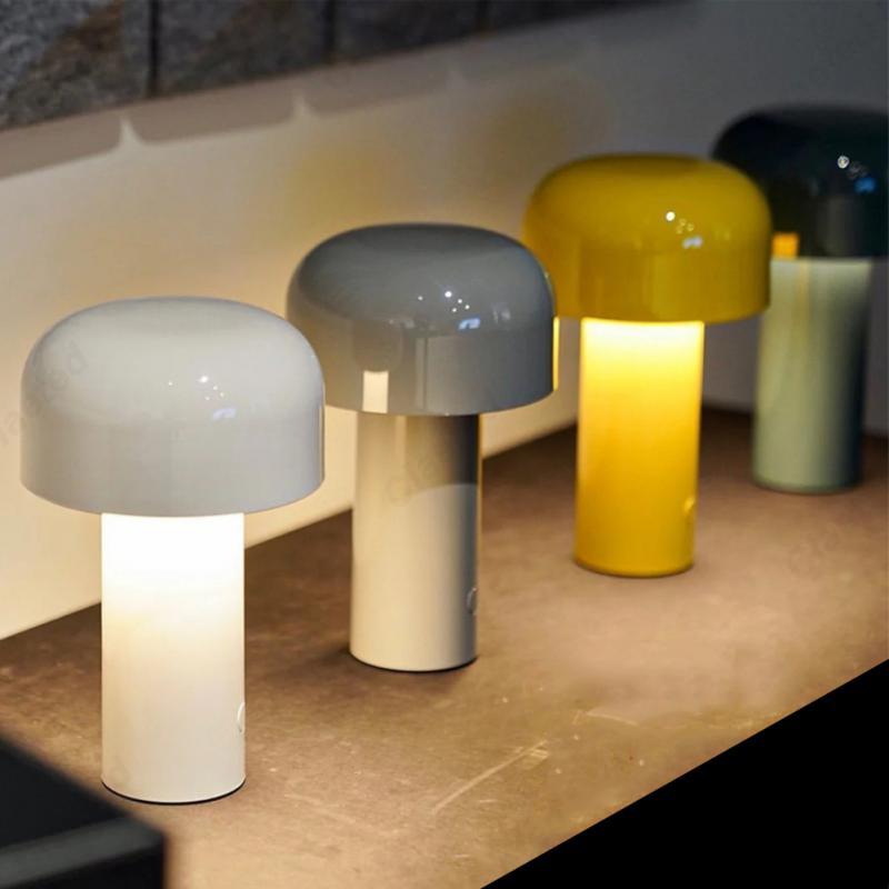 Draagbare Bedlamp met USB-oplader en Touch-Control Modern Design 4