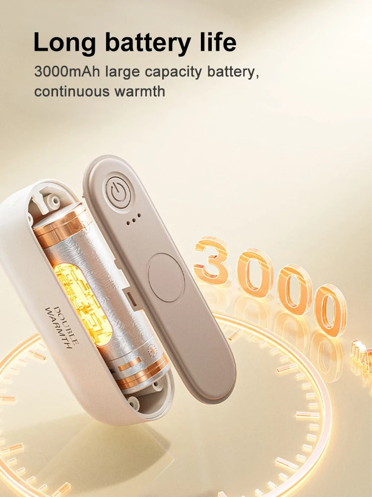 Draagbare Elektrische Handwarmer 2-in-1 Compact voor Koude Dagen 2