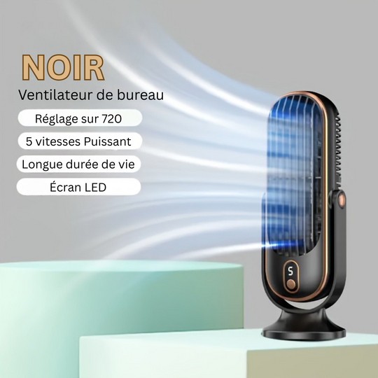 Draagbare Koelventilator met Dubbele Motor en 720° Rotatie 3