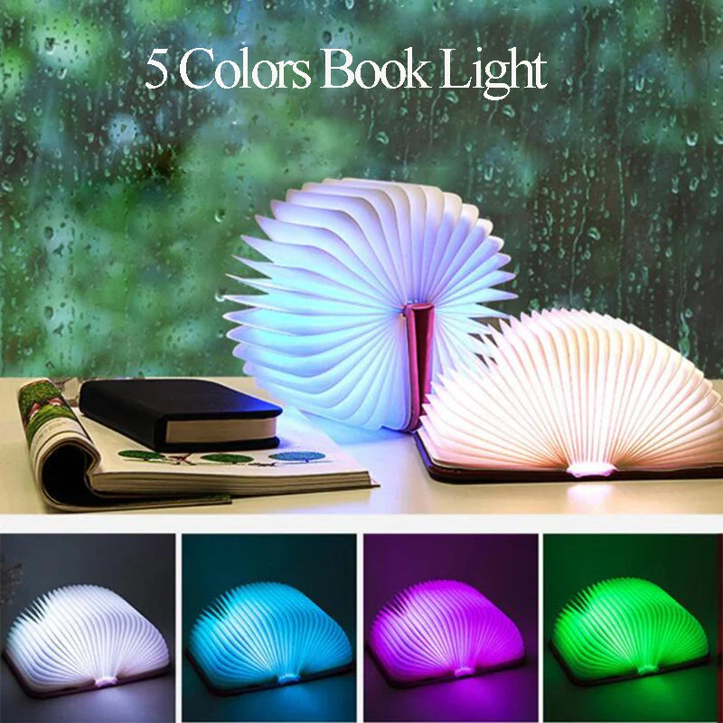 Draagbare LED Boeklamp Vouwbaar Modern Design 5