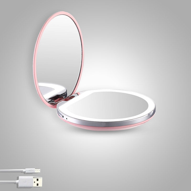 Draagbare Make-up Spiegel met Verlichting 0