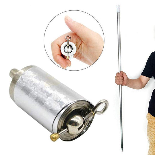 Draagbare Metalen Staaf voor Zelfverdediging en Goocheltrucs 0