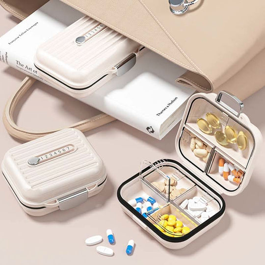 Draagbare Pillendoosje 7 Dagen met Compartimenten voor Medicijnen en Sieraden 7